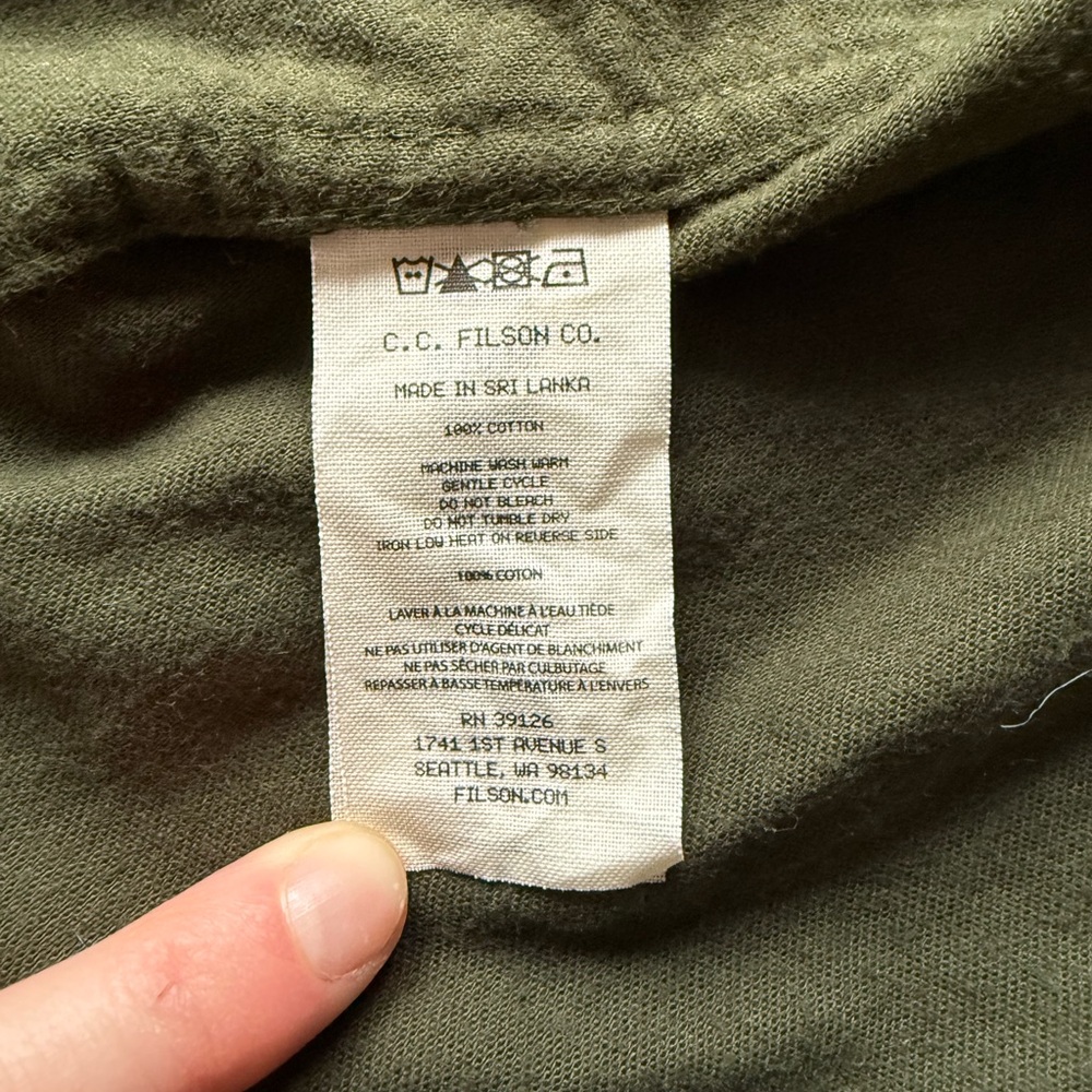 Filson MOLESKIN SEATTLE SHIRT - Picture 8 of 10